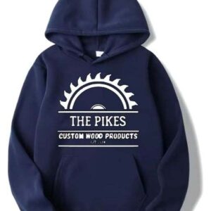 Pikes Woodworks Hoodie Blue