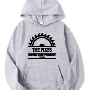 Pikes Woodworks Hoodie Grey